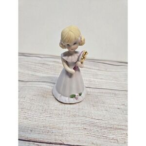ENESCO Growing Up Birthday Girls Porcelain Figurine Age 5 Blonde Hair‎ Tag box